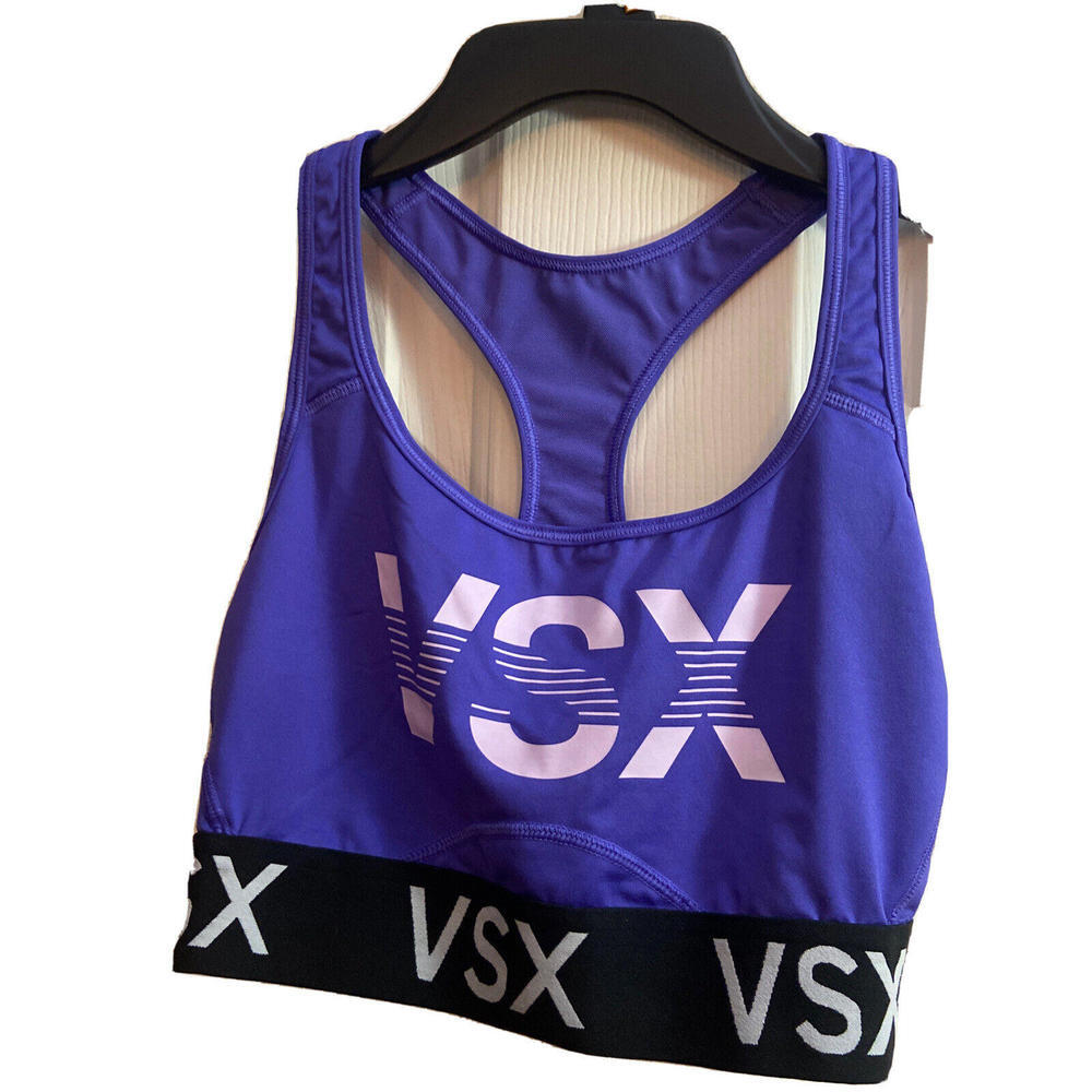 VSX sport by Victorias Secret Purple  racerback sports bra Small